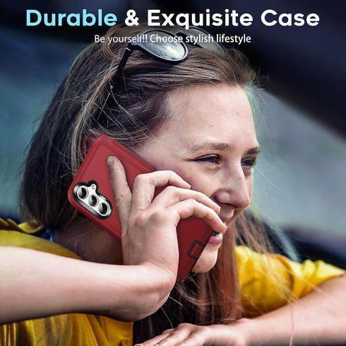LeYi for Samsung A54 5G Case: with 2 PCS Screen Protector, Heavy Duty 3 in 1 Samsung Galaxy A54 5G Case, Military Grade Shockproof Phone Case Cove...