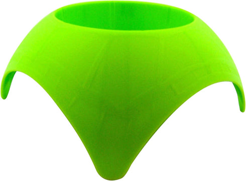 Set of 2 Turtleback Sand Coaster Cup Holder Blue and Lime Green...