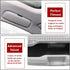 TTCR-II Interior Sunglasses Case Compatible with Audi A3 A4 A6 A7 A8 Q3 Q5 Q7 Q8 RS3 RS6 RS7 S3 S4 S6 S7 S8 SQ5 SQ7 SQ8, for Porsche Cayenne Panam...