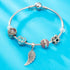 Angel Wing Charm 925 Sterling Silver Wing Pendant Feather Charm Lucky Bracelets Charm...