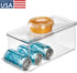iDesign Soda Can Organizer with Lid for Pantry or Refrigerator - Clear - Made in USA...