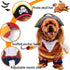 Dog Costume Pirates of The Caribbean Style, Novelty Pet Cosplay Funny Halloween Costumes Cat Pirate Clothing, Cool Dog Clothes for Small to Medium...