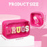 Hillban 2 Pcs Medicine Bag Chenille Letter Bag Preppy Clear Makeup Meds Travel Bag Nylon Pouch Set PVC Transparent Cosmetic Bag Mini First Aid Chr...