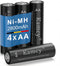 Rechargeable AA Batteries, Recharge Universal Double A Battery Pre-Charged, NIMH AA High-Capacity 2800mAh Rechargeable Batteries, 1.2V Solar Batte...