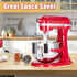 Mixer Sliding Slider Compatible with KitchenAid Bowl Lift Mixer - Bamboo Kitchen Countertop Storage Mover Sliding Caddy Moving Tray for Kitchen Ai...
