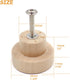 binifiMux 10-Pack 1-3/8 Inches Round Wood Unfinished Dresser Drawer Pulls Handles Knobs for Cabinet Cupborad...