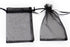 50Pcs Black Organza Bags 8X12 inch, Large Mesh Bags Drawstring Sheer Halloween Goodie Gift Bags for Christmas Wedding Party Favor Bags...