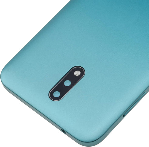 Green Plastic Back Panel Cover Replacement for Nokia 2.3 with Volume Button Power Button Rear Camera Frame Rear Camera's Lens and Installation Ins...