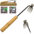 Weeding Artifact Uprooting Weeding Tool, Garden Weeding Tools Packaged in Carton, Manganese Steel Forged Weed Puller 4 Teeth Dual Purpose Weeder, ...