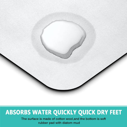 Dog Mat Pet Feeding Mat for Food and Water Absorbent 20x12in Quick Dry Dog Water Bowl Mat...