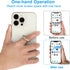 Sibba Cell Phone Ring Holder Metal Finger Ring Stand Glitter Phone Grip Round Alloy Kickstand Grip 360° Rotation 180° Flip Adjustable Compatible w...