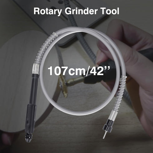 Precision 41.3'' Flex Shaft Adapter Attachment with 40-pcs Rotary Tool Accessory Kit for Grinding and Polishing?Sanding, Drilling, Carving...