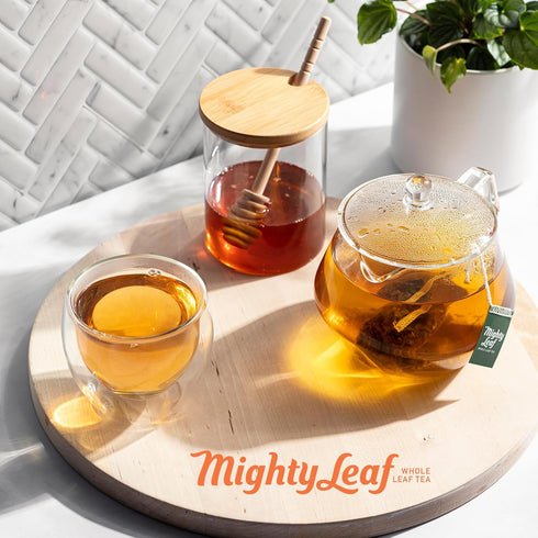 Mighty Leaf Chamomile Citrus Herbal Tea – 45 Count (3 Packs of 15) Whole Leaf Pyramid Tea Bags – Caffeine-Free Soothing Blend with Citrus & Floral...