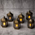 Mini Star Lantern with Flickering LED,Battery Included,Decorative Hanging Light,Christmas Decoration,Indoor Candle Lamp,Battery Lantern Indoor Use...