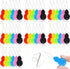 42 Pieces Plastic Needle Threaders, Gourd Shaped Wire Loop DIY Needle Threaders Hand Machine Sewing Tool Needle Threader for Sewing Crafting Knitt...