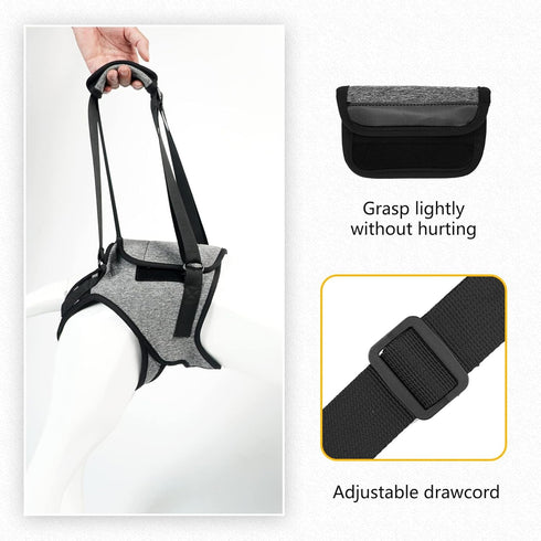 Dog Lifting Harness,Dog Hind Legs Support Strap, Pet Portable Recovery Walking Training Lift Strap with Handle for Elderly Injured Amputation Disa...