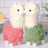 2 Pieces Llama Stuffed Animal 10 Inches Cute Llama Alpaca Plush Toy Gifts for Girls Boys Birthday Home Wedding Christmas Party Decorations(Green, ...
