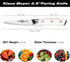 Klaus Meyer Stahl High Carbon Exclusive German Steel 3.5 inch Paring Knife (White)...