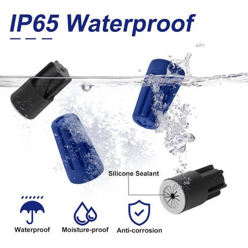 SAVITA 20pcs Waterproof Wire Caps Connectors, Outdoor Electrical Wire Connectors Twist Nuts Caps Wire Caps Compatible with 22AWG-12AWG for Outdoor...