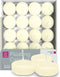 HYOOLA Premium Ivory Floating Candles 1.75 Inch - 3 Hour - 20 Pack - European Made...