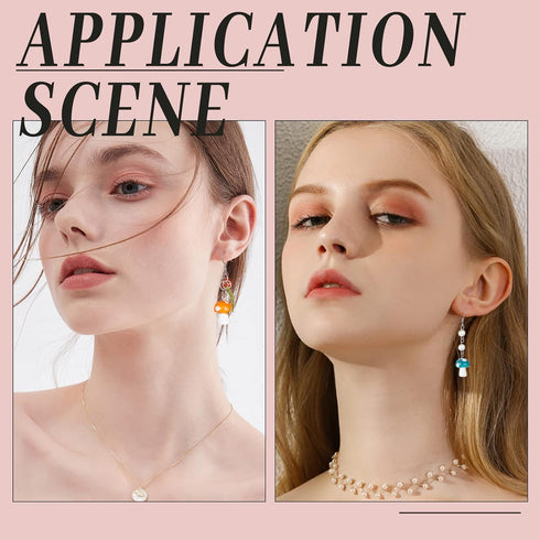 SUNNYCLUE 1 Box 100Pcs French Earring Hooks 304 Stainless Steel Earwire Ear Wires Silver Earring Wires Fishhook Earring Hook for jewellery Making ...