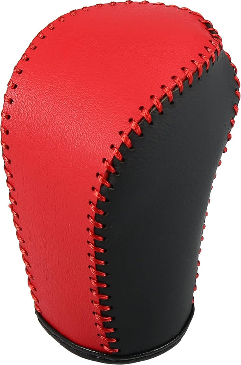 Gear Shifting Knob Cover Automatic Transmission Lever Trim for Honda Civic 10th Gen 2016-2021 PU Leather Black Red...