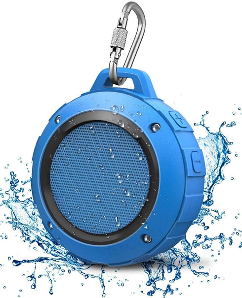 Kunodi Outdoor Waterproof Bluetooth Speaker, Wireless Portable Mini Shower Travel Speaker with Subwoofer, Enhanced Bass, Built in Mic for Sports, ...