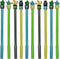 Maydahui 40PCS Cactus Gel Pen Cute Cartoon Potted Plant Pens Red Flower Bear Ball Mountain Style Black Ink for School Home Office...