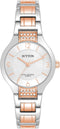 Women's Genuine Crystal Accented Bracelet Watch, SU/1023...
