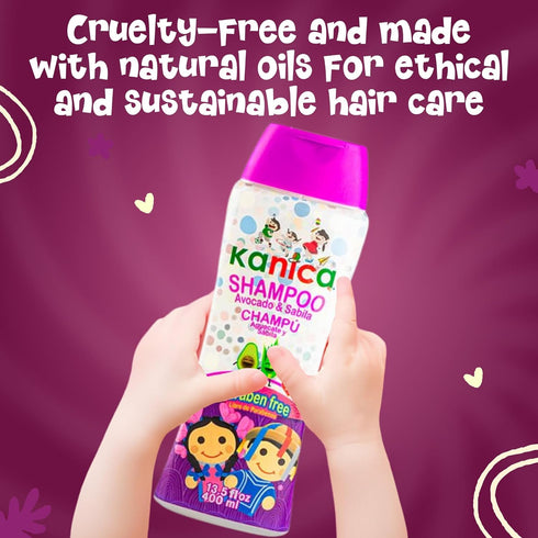Aloe Vera & Avocado Hair Care Kit - 13.5oz Paraben-Free Shampoo + 9.29oz Alcohol-Free Hair Gel - Nourishing Hair Products For Kids & All Hair Type...