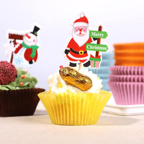 200pcs Standard Blue cupcake liners for baking,food-grade cupcake wrappers, greaseproof parchment muffin liners Christmas cupcake liners for Chris...