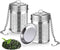 2 Pack Tea Infuser for Loose Tea, Extra Fine Mesh Tea Strainers with Drip Trays, 304 Stainless Steel Tea Diffuser Filter, Tea Steeper Infusers for...