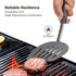 Kitchen Mama WALTZGRIP Platinum Silicone Pancake Spatula Turner: Heat-Resistant, Wide Slotted Tapered Head Stainless Steel Core. Durable, Dishwash...