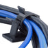 Cable Clips, GLE2016 Self-Adhesive Wire Holder Cable Organizer Cord Management Clamps with Adjustable Backed 20 Pack Black...