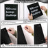 100 Envelopes Money Saving Challenge Binder, A5 Plastic Budget Binder with Cash Envelopes, Savings Binder for Planning and Saving $5050, Black...