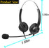 Computer Headset with Microphone, On-Ear 3.5mm Headset with Mic for Laptop, 3.5mm Binaural-Ear Headphone with Lightweight Business Headphones with...