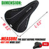 USHAKE Bike Gel Seat Cushion Cover for Unbeatable Comfort & Durability During Mountain, Exercise, Outdoor & Indoor Cycling Rides - 8x11.5 inches w...