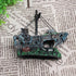 1 pcs Fish Tank Landscaping, Pirate Ship Wreckage, Aquarium Decorations and Ornaments...