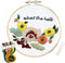 Louise Maelys Flower Embroidery Kit for Beginner Hand Embroidery Starter Kit with Sayings Stamped Cross Stitch Needlepoint Kits for Adults...