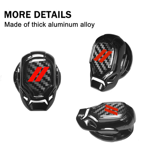 Push Start Button Cover fit for Dodge Challenger Charger Durango Journey Aluminum Alloy Engine Start Stop Button Cover Protector for Dodge Interio...