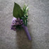 6 Pieces/lot Groom Boutonniere Man Buttonholes Wedding Flowers Party Decoration (Light Purple)...