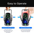 Wireless Car Mount Charger - Fast Wireless Car Charger Phone Case for iPhone, Android, and Qi-Enabled Devices - Auto Clamping & Rotating Car Phone...
