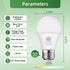 A19 LED Light Bulb, 75W Equivalent LED Bulb, 11W 4000K Neutral White, 1100 Lumens, Non-Dimmable Light Bulbs, CRI 85+, No Flicker E26 Base Bulbs fo...