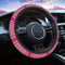 Swono Tribal Boho Car Steering Wheel Cover Universal 15 Inch with Grip Contours Abstract Red Ethnic Boho Style Aztec Neoprene Auto for Men and Wom...