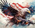 Tucocoo Fighting Eagle DIY Paint by Numbers for Adults Beginner Kids,Oil Painting Acrylic Paint by Numbes Kits on Canvas, Painting Kit Gifts Arts ...