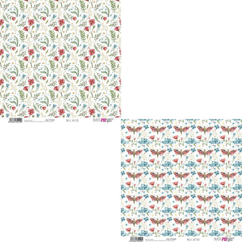 Papers For You - Vellum Scrapbooking Paper Kit | "Magic Nature" Collection | Includes 6 Single Sided Vegetable Papers with Different Designs | Siz...