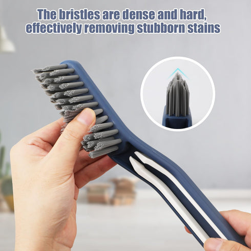 2pcs Hard Bristle Crevice Cleaning Brushes, Multifunctional Gap Cleaning Brush Detail Cleaner Tool Scrub Brush for Household Use Kitchens Bathroom...