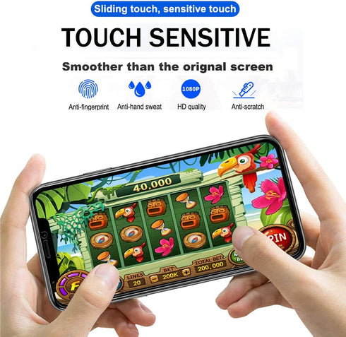 2Pack Privacy Film Hydrogel Screen Protector Compatible with iPhone 15 Pro Max,?Case Friendly??High Sensitivity? Anti-Spy Soft TPU Protective Film...