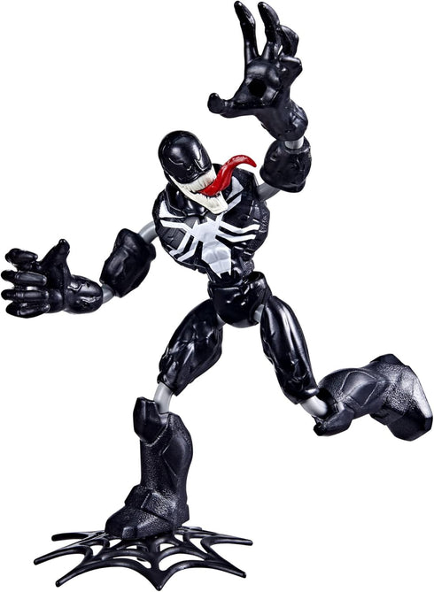 Spider-Man Marvel Bend and Flex Missions Venom Space Mission Action Figure, 6-Inch-Scale Bendable Toy with Accessory for Kids Ages 4 and Up...