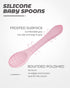 10 Pcs Silicone Baby Spoons and Baby Forks, Chewable Baby Utensils for Self-Feeding, Silicone Baby Utensils, Kids Utensils for Over 6 Months Babie...